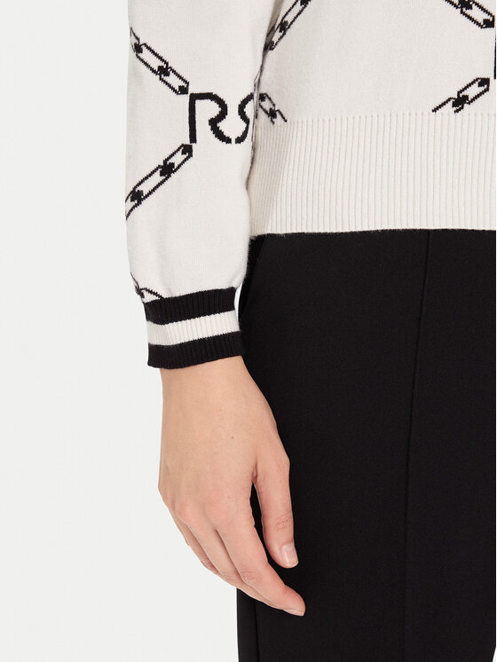 Rinascimento Rinascimento Kardigan CFM0012074003 Biały Regular Fit