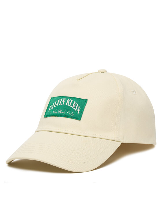 Calvin Klein Calvin Klein Шапка с козирка Heritage Crest Patch Cap LV04D5103G Бежов