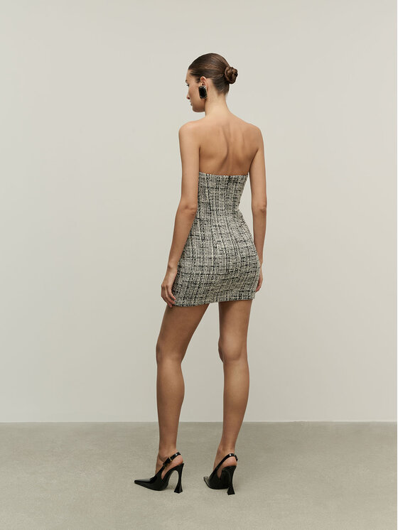 La Mania La Mania Každodenní šaty BELLA Černá Classic Fit