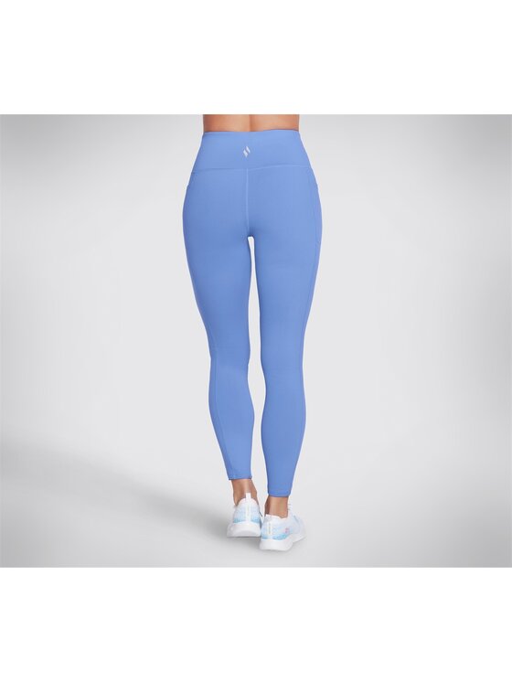 Skechers Skechers Legginsy W03LG30B-PERI Niebieski Regular Fit