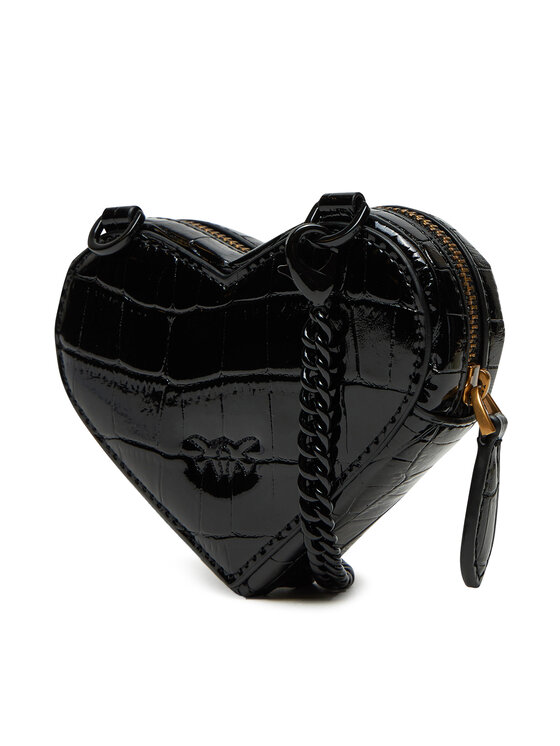 PINKO PINKO Peňaženka na mince Heart Pills Holder . AI 24-25 PCPL 103835 Z1SY Čierna