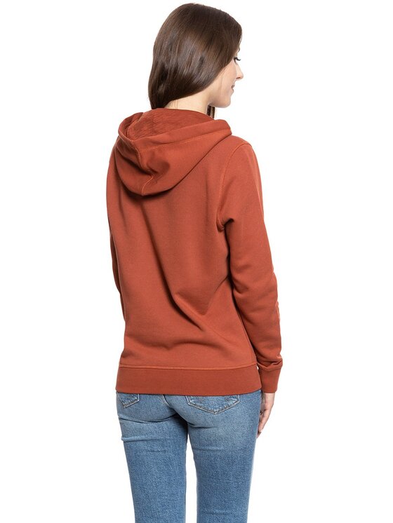 Mustang Mustang Felpa BELLA H EMBROIDERY Arancione Regular Fit