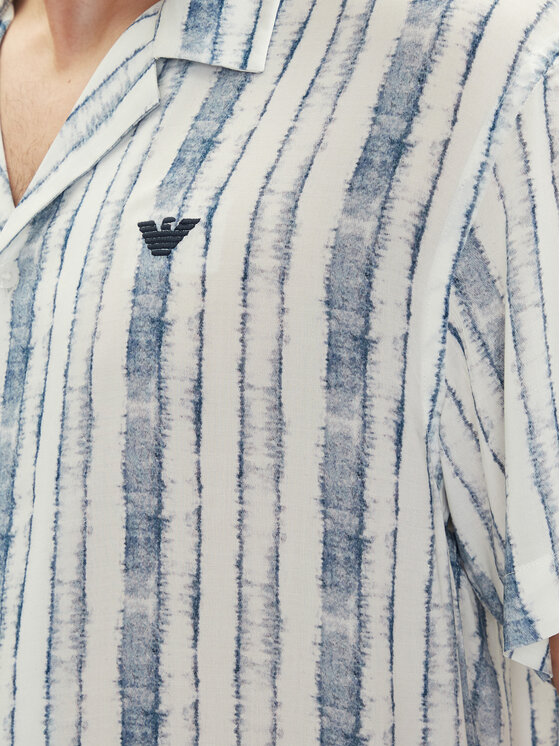 Emporio Armani Emporio Armani Camicia EM000593 AF12351 F0027 Celeste Regular Fit