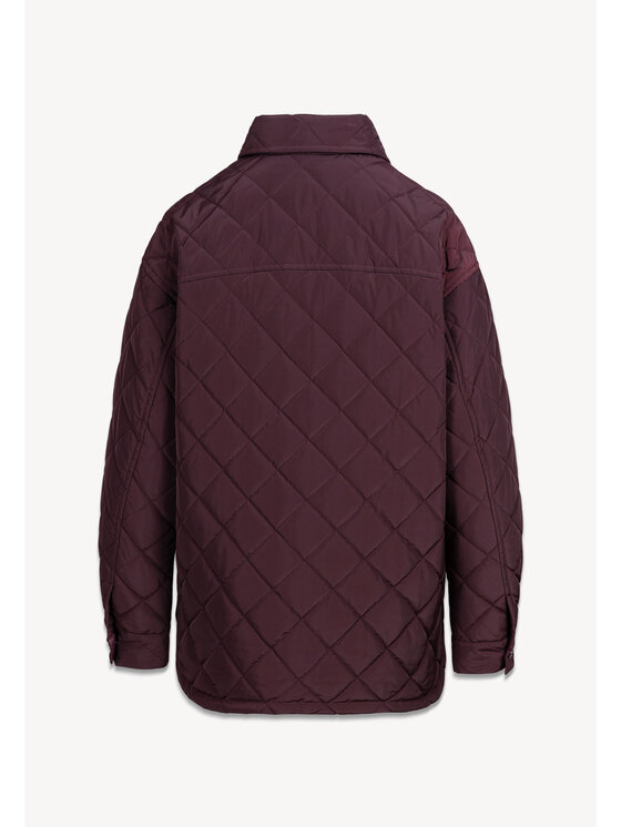 BIZUU BIZUU Kurtka przejściowa MARIN OVERSIZED JAKCET Bordowy Standard Fit