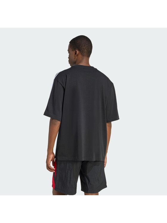 adidas adidas Тишърт adicolor 3-Stripes KD4095 Черен Oversize