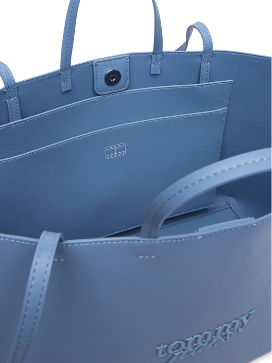 Tommy Jeans Tommy Jeans Ročna torba Tjw Must Tote AW0AW19051 Svetlo modra