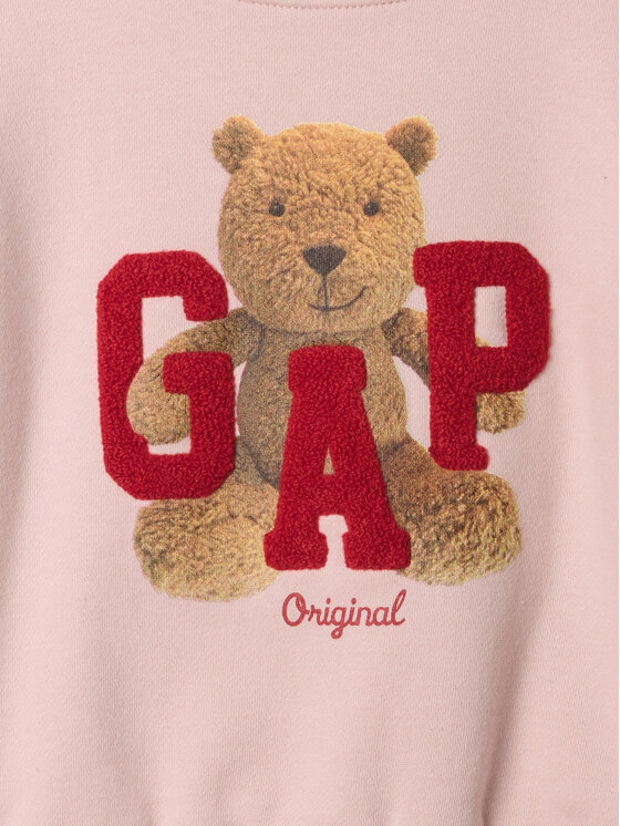 Gap Gap Majica dugih rukava 626263 Ružičasta Regular Fit