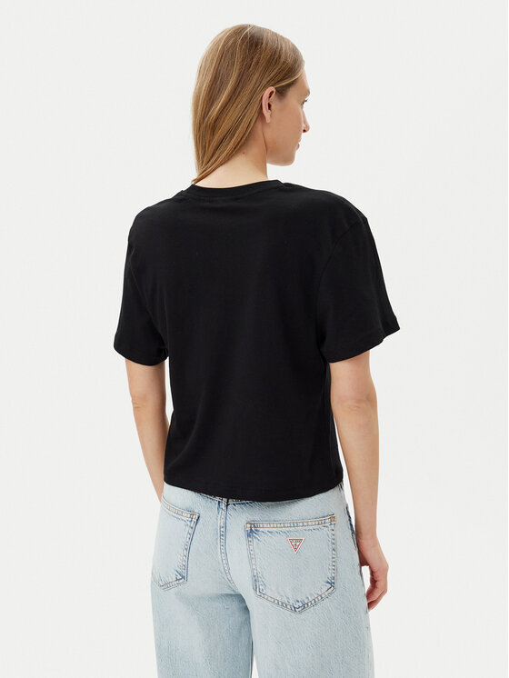 Guess Guess T-Shirt V5GI09 K9RM1 Czarny Regular Fit