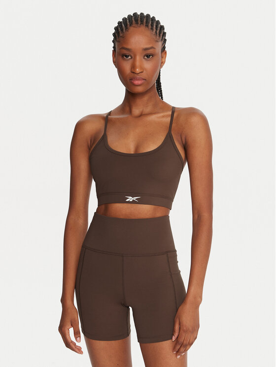 Reebok Reebok Спортен сутиен Reebok X Ewa Chodakowska RK25312CCW Кафяв