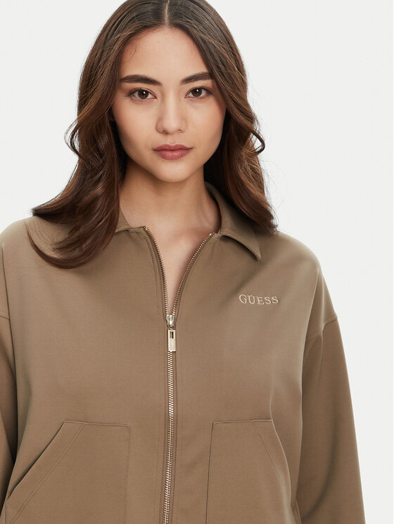 Guess Guess Mikina V5YL08 KCX42 Hnědá Regular Fit