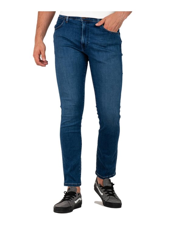 Wrangler Wrangler Jeansy W18SLD348_30/32 Niebieski Slim Fit