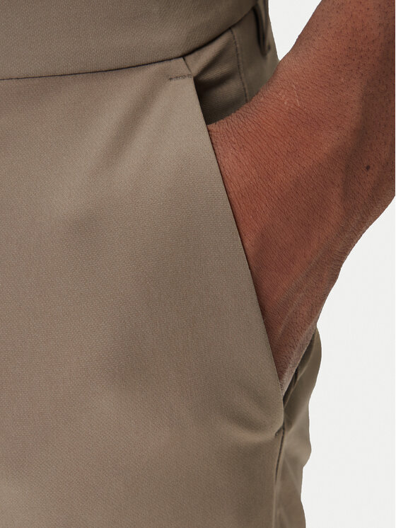 BOSS BOSS Kalhoty z materiálu T_Commuter 50534303 Zelená Slim Fit