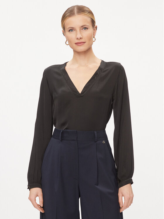 Dixie Bluza C239Z014A Črna Loose Fit