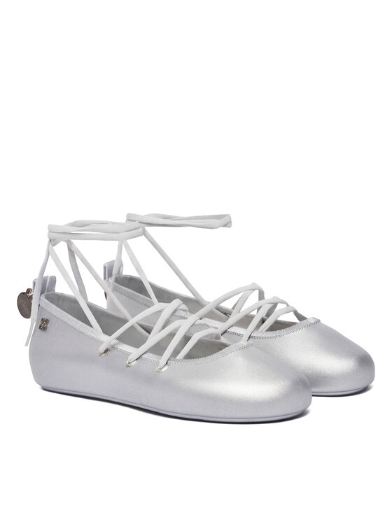 Melissa Melissa Балеринки Melissa Beta Ad 38020 Сребрист