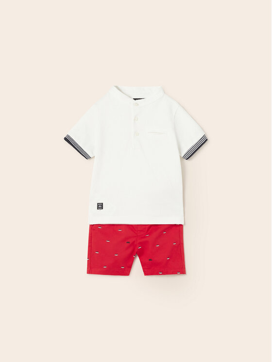 Mayoral Mayoral Set polo i hlače 1296 Šarena Regular Fit