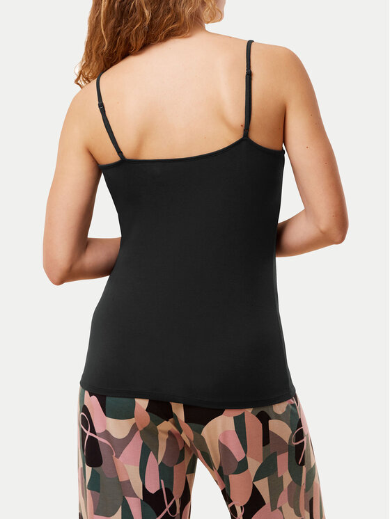 Triumph Triumph Pyžamový top Aura Spotlight 10221405 Černá Regular Fit