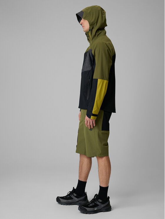4F 4F Szorty sportowe TREKKING Khaki Regular Fit