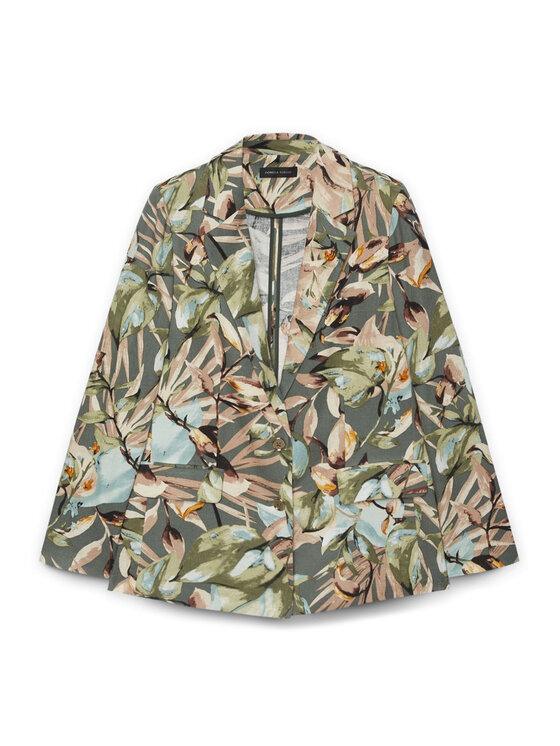 Fiorella Rubino Fiorella Rubino Giacca outdoor Q514T000193N0S5 Verde Slim Fit