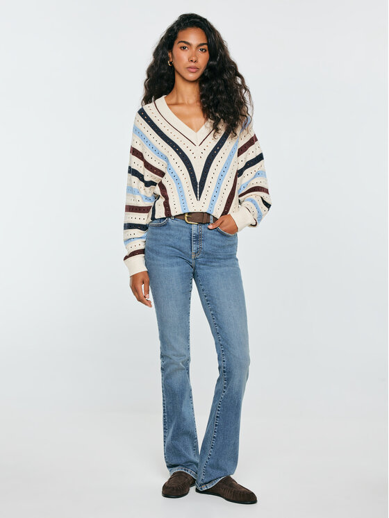 BIG STAR BIG STAR Jeansy ANELA Niebieski Bootcut Fit