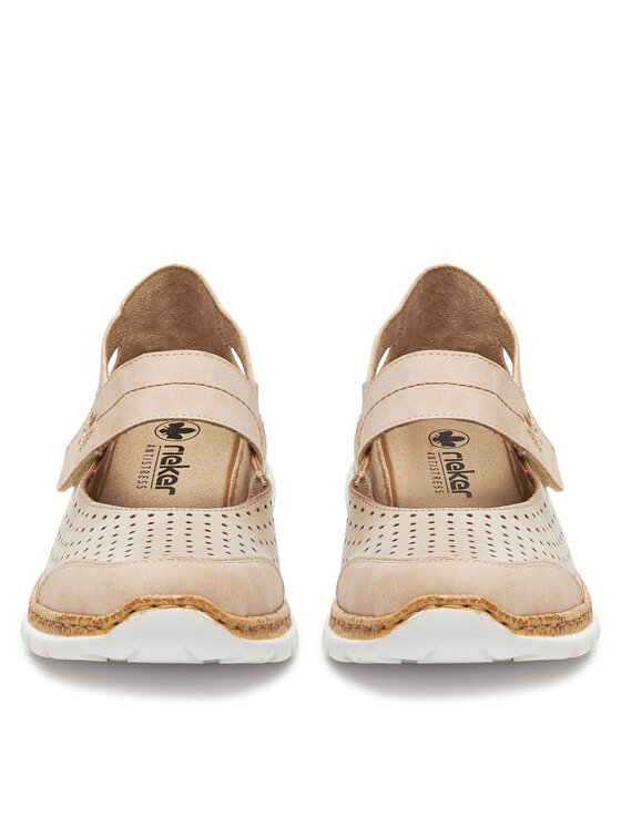 Rieker Rieker Pantofi N42B2-62 Bej