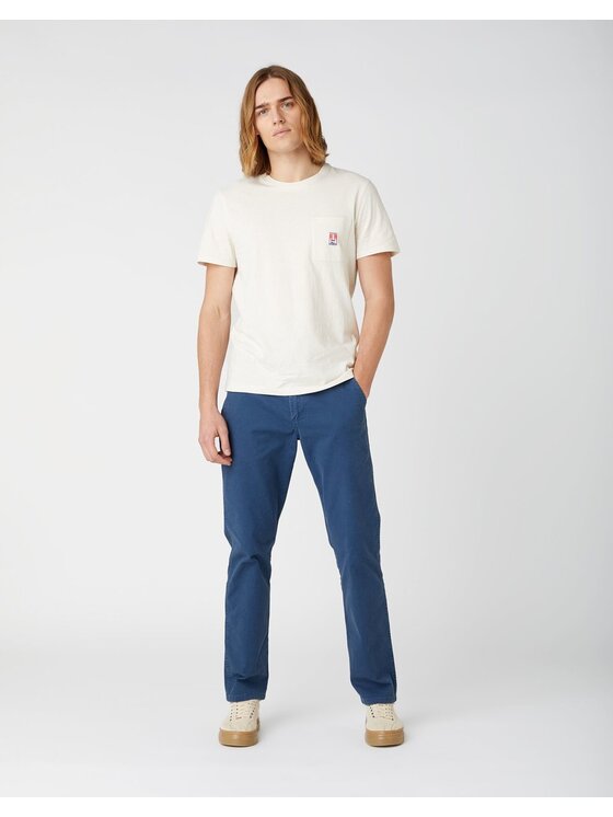 Wrangler Wrangler Pantaloni chino CASEY CHINO Blu Straight Fit