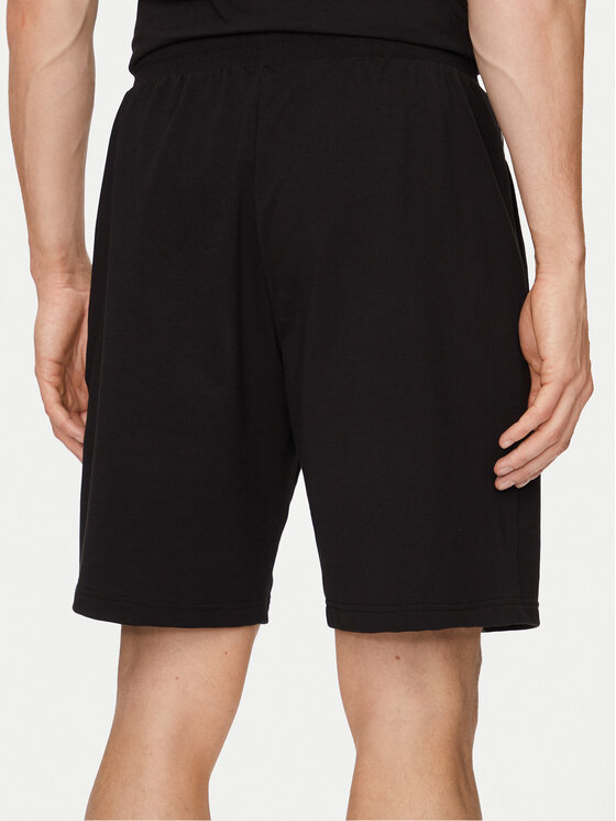 EA7 Emporio Armani EA7 Emporio Armani Sporta šorti 3DPS66 PJLIZ 1200 Melns Regular Fit