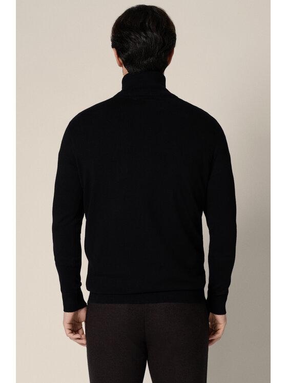 Lancerto Lancerto Sweter Lucan SW073225000074 Czarny Regular Fit