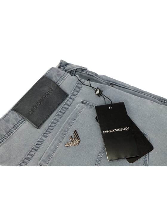 Emporio Armani Emporio Armani Džínsy 3Z2J28 2N35Z Sivá Skinny Fit