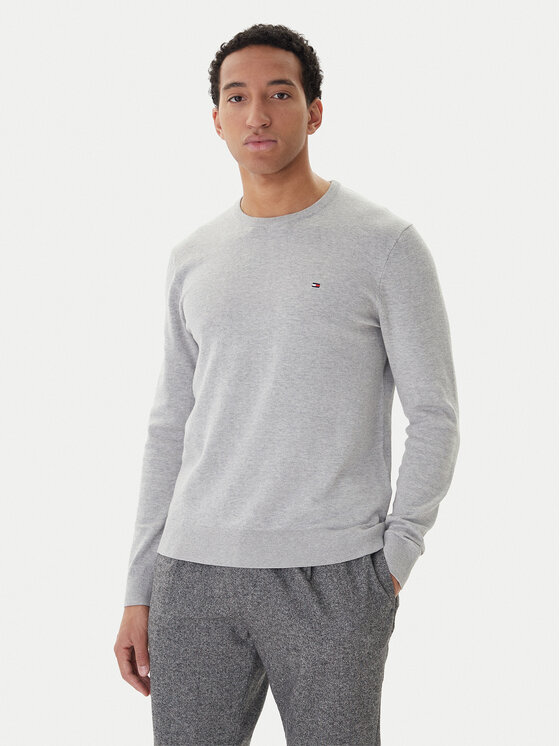 Tommy Hilfiger Tommy Hilfiger Πουλόβερ Essential Ssnl MW0MW39999 Γκρι Regular Fit