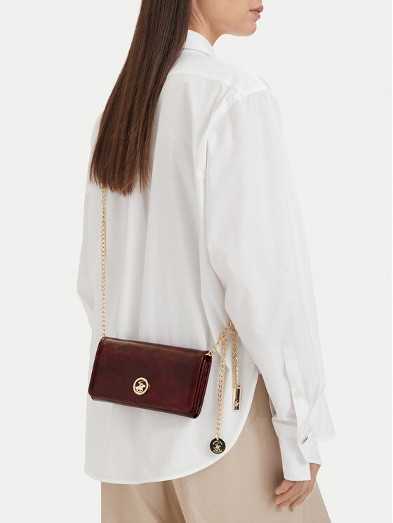 Beverly Hills Polo Club Portfel CEO-BHPC-W1-001-SS26 Brązowy