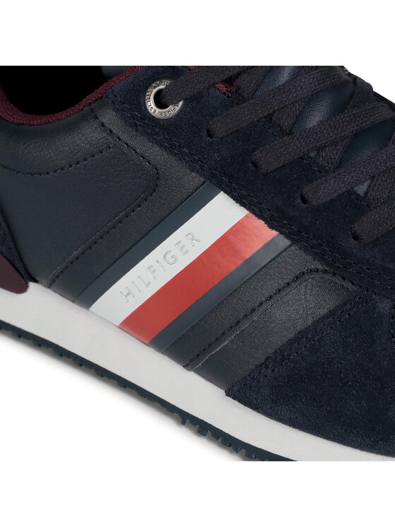 Tommy Hilfiger Sneakers Iconic Mix Runner FM0FM03000 Dunkelblau Modivo