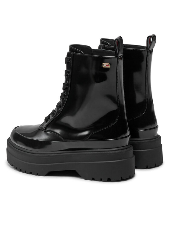 Tommy Hilfiger Tommy Hilfiger Μποτάκια FW0FW07953 Μαύρο