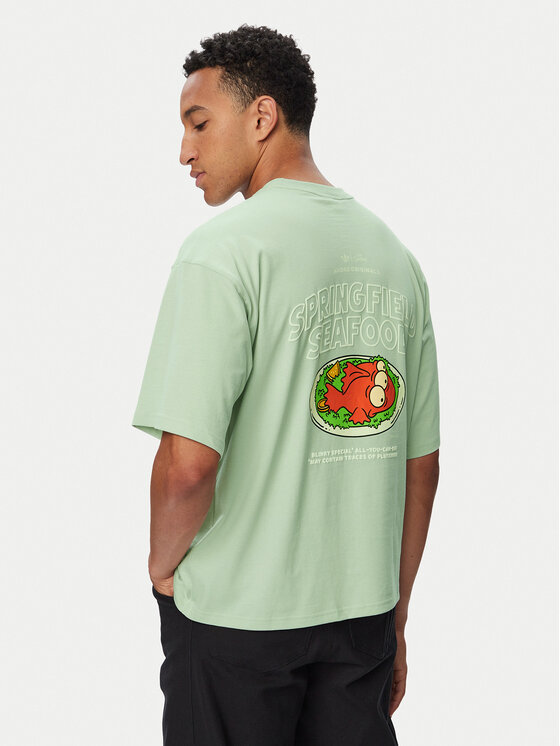 adidas T-shirt Blinky Graphic LG5062 Zelena Oversize