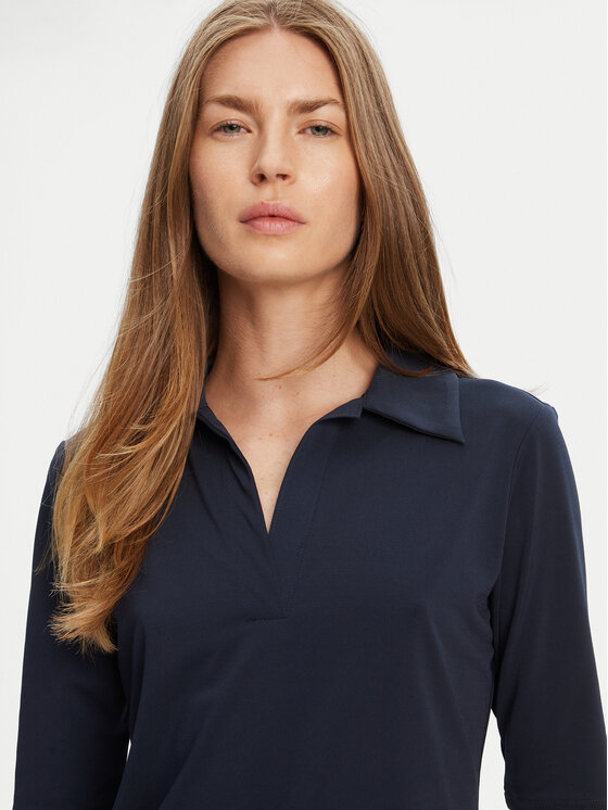 Calvin Klein Calvin Klein Polo LV044C221G Granatowy Slim Fit