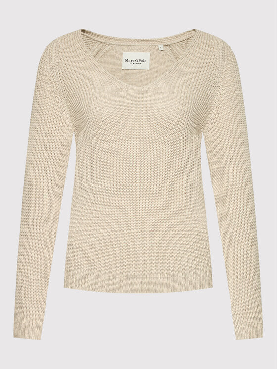 Marc O'Polo Marc O'Polo Sweter B01 6059 60097 Beżowy Regular Fit