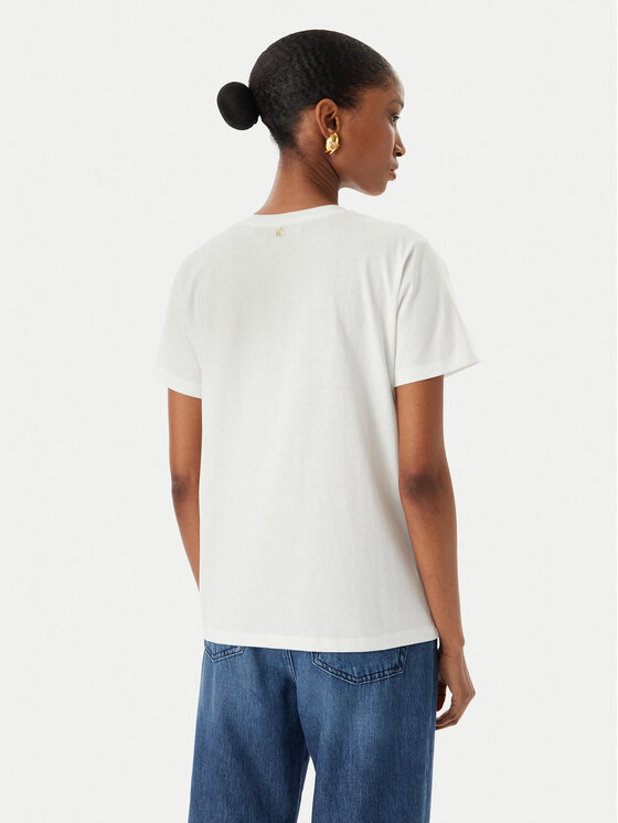 LOLA CASADEMUNT LOLA CASADEMUNT T-Shirt LS2615019 Weiß Regular Fit