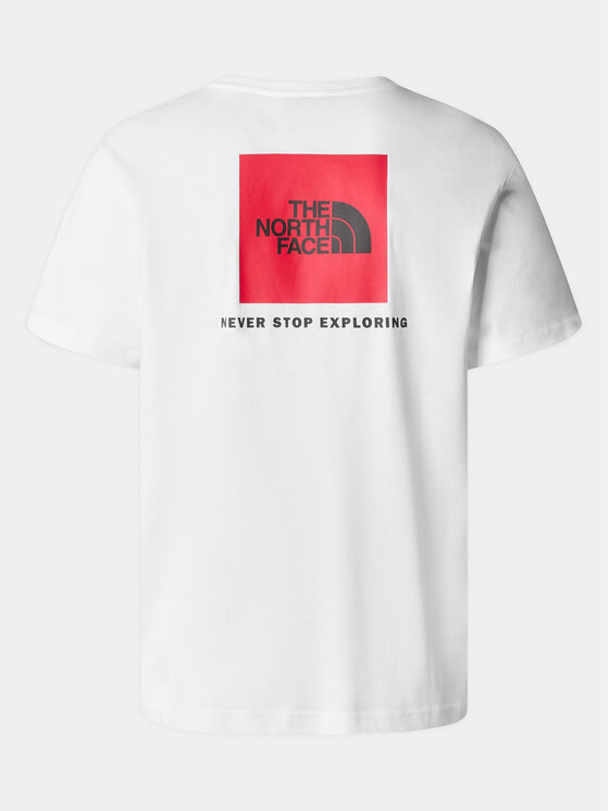 The North Face The North Face Tričko Redbox NF0A87NP Biela Regular Fit