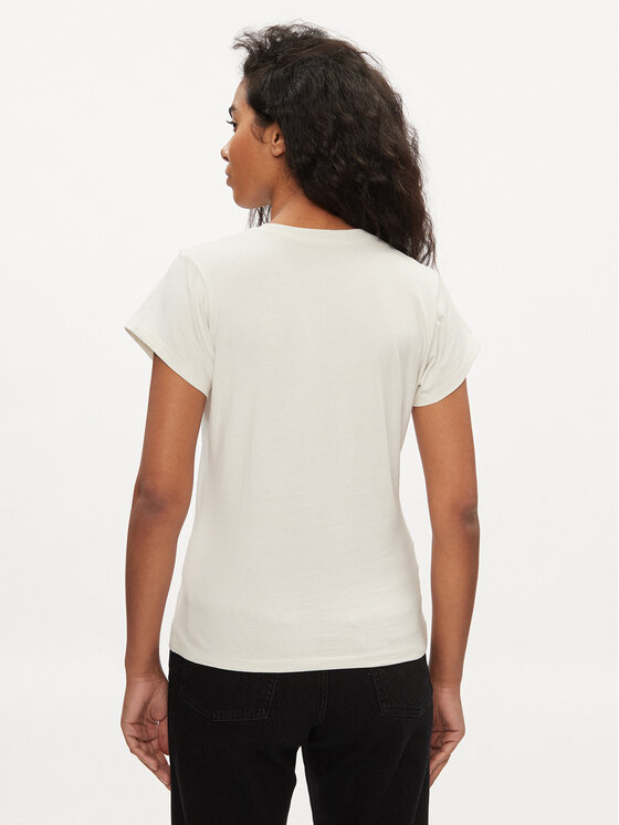 Wrangler Wrangler T-särk Shrunken Band 112350301 Ekrüüvärv Slim Fit