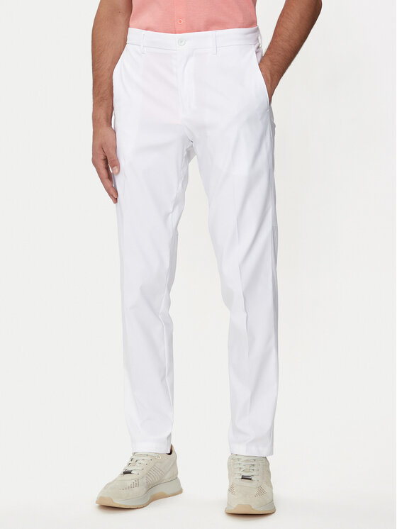 BOSS Boss Pantaloni chino T_Phoenix 50495488 Alb Regular Fit