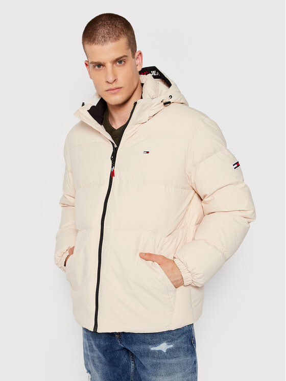 Tommy Jeans Pūkinė striukė Essential DM0DM12171 Smėlio Regular Fit •  Modivo.lt