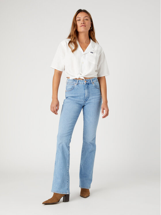 Wrangler Wrangler Πουκάμισο Resort W5Q4LOW02 112332060 Λευκό Regular Fit