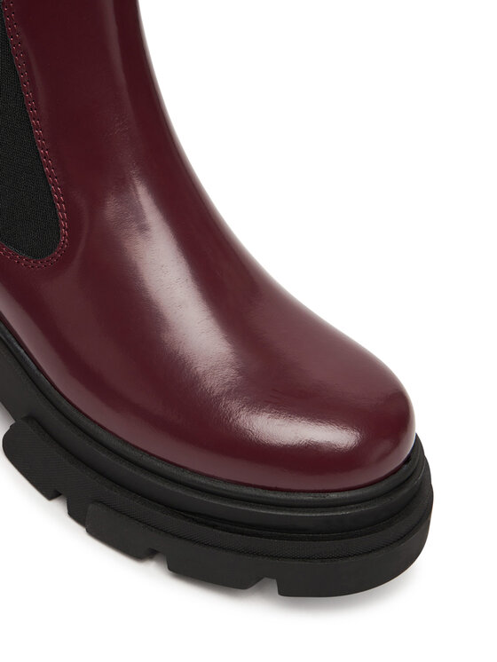 Tommy Hilfiger Tommy Hilfiger Челсі Shiny FW0FW09042 Коричневий