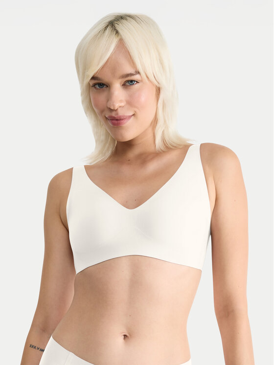 Sloggi Sloggi Sutien fără armătură Zero Feel 10217729 Écru