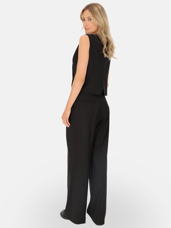 L’AF L’AF Kamizelka Prima Czarny Regular Fit