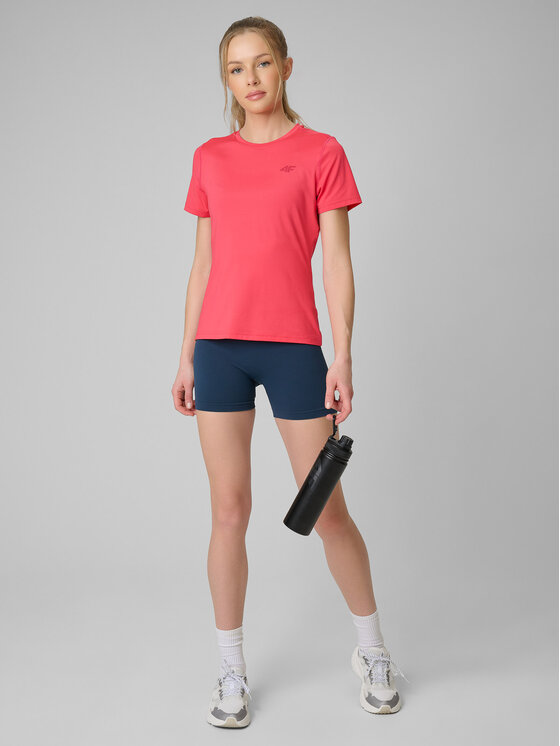 4F 4F Koszulka techniczna MULTI ACTIVE Koralowy Regular Fit