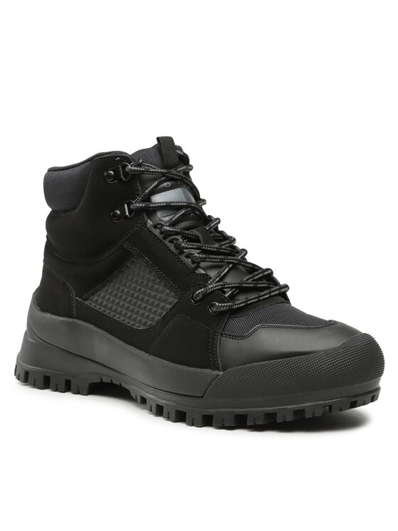 Tommy Jeans Tommy Jeans Kotníková obuv Tjm Urbans Boot Mid EM0EM01339 Černá