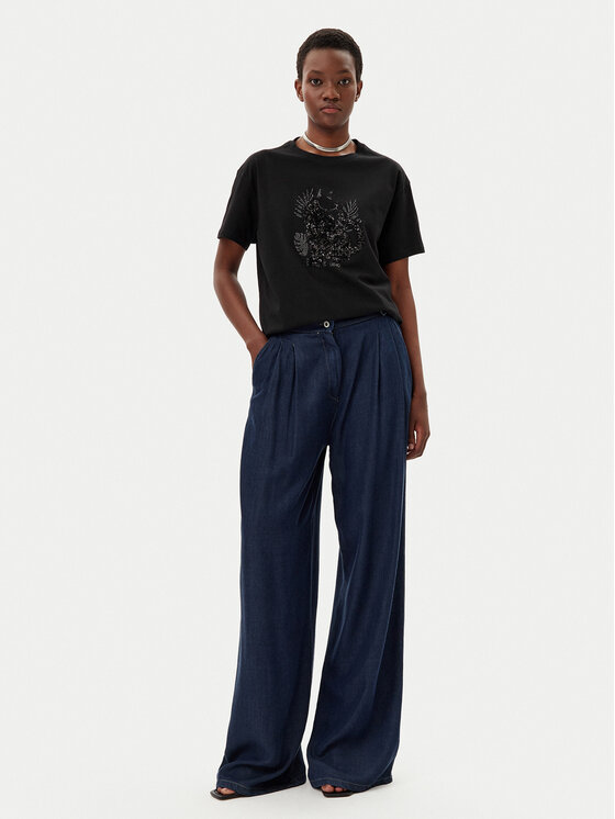 Liu Jo Liu Jo T-Shirt WA5230 JS904 Μαύρο Regular Fit