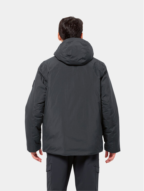Jack Wolfskin Jack Wolfskin Μπουφάν χειμωνιάτικο Textor Utility Jkt 1116101 Μαύρο Regular Fit