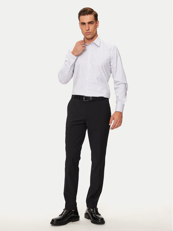 Liu Jo Liu Jo Cămașă QF4234 T2663 Alb Slim Fit