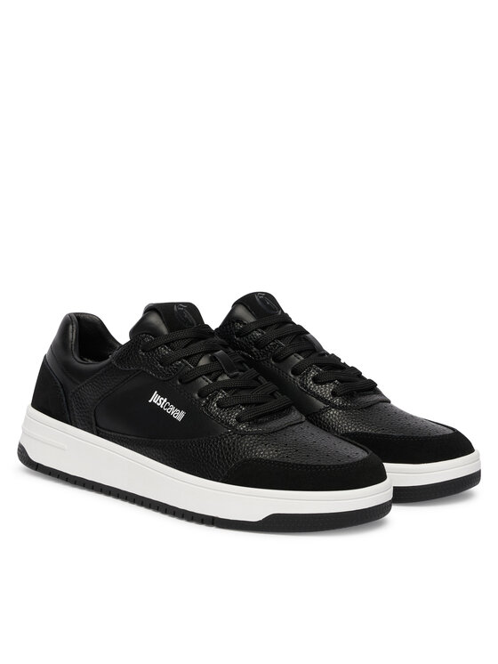 Just Cavalli Just Cavalli Sneakersy 80QA3SM8 ZPC23 Czarny